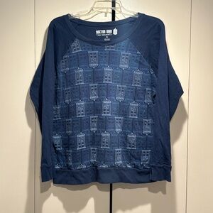 DOCTOR WHO Tardis Long Sleeve XL